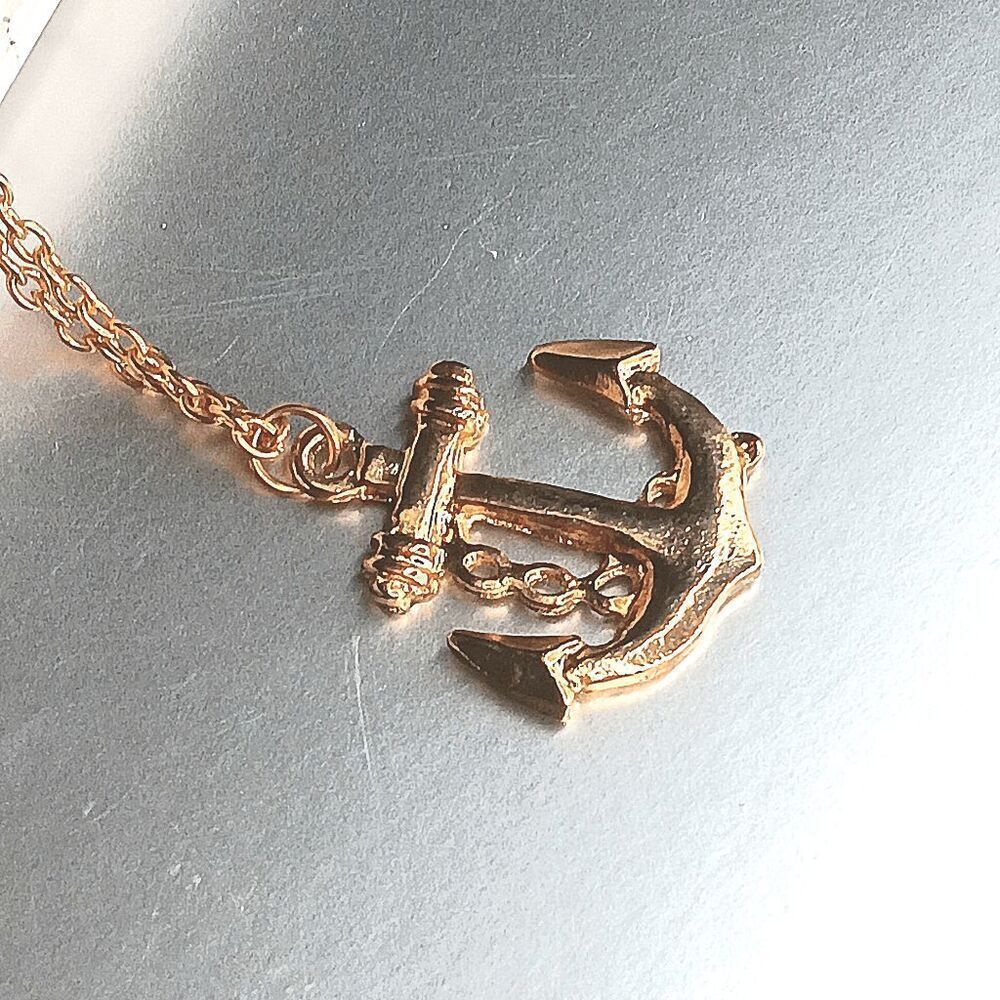 Ladies Anchor Necklace - Perfect for Layering - Picture 5 of 7